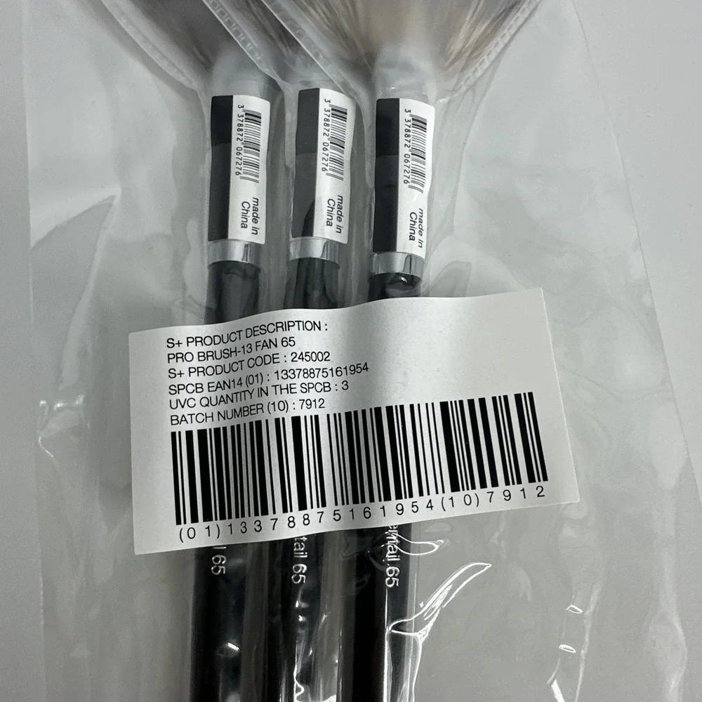 3x‎ SEPHORA COLLECTION PRO Fan Brush #65 Full Size